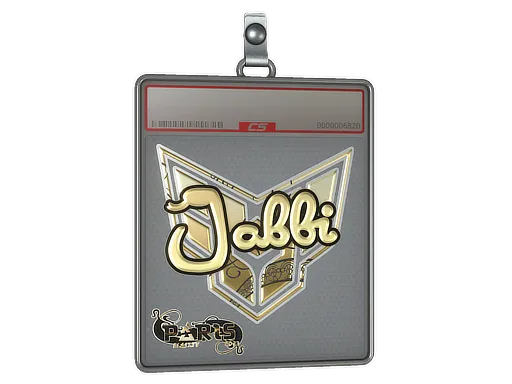 Sticker Slab | jabbi (Gold) | Paris 2023