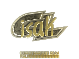 Sticker | isak (Gold) | Copenhagen 2024