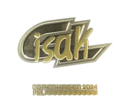 Sticker | isak (Gold) | Copenhagen 2024