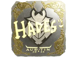 Sticker | hades (Gold) | Austin 2025