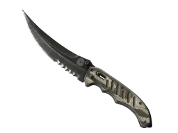 ★ Flip Knife | Black Laminate (Well-Worn)