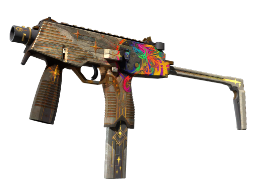 StatTrak™ MP9 | Starlight Protector (Battle-Scarred)