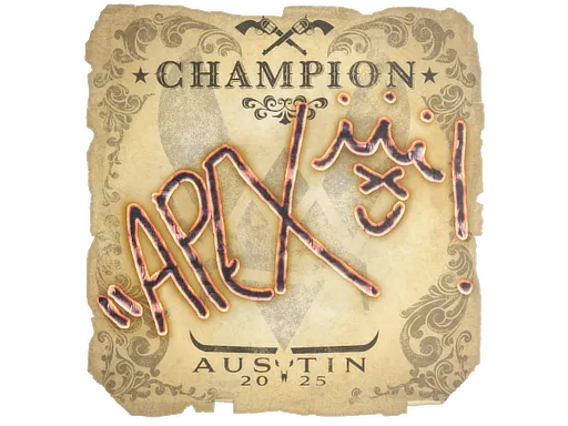 Sticker | apEX (Champion) | Austin 2025