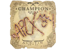 Sticker | apEX (Champion) | Austin 2025