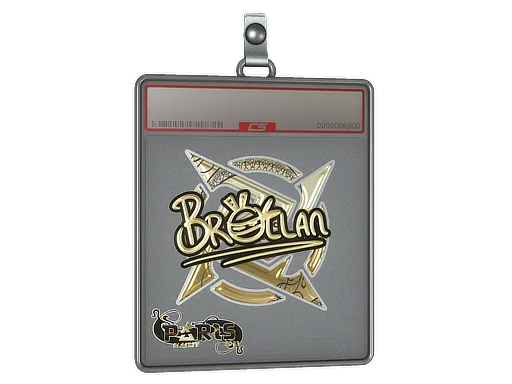 Sticker Slab | Brollan (Gold) | Paris 2023