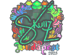 Sticker | skullz (Holo) | Budapest 2025