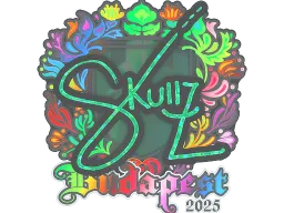 Sticker | skullz (Holo) | Budapest 2025