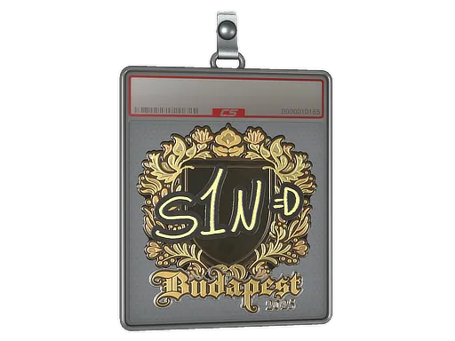 Sticker Slab | s1n (Gold) | Budapest 2025