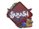 Sticker | sjuush (Glitter) | Rio 2022 CS2 skin