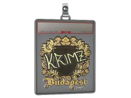 Sticker Slab | KRIMZ (Gold) | Budapest 2025