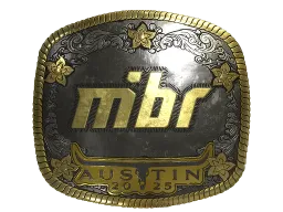 Sticker | MIBR (Gold) | Austin 2025