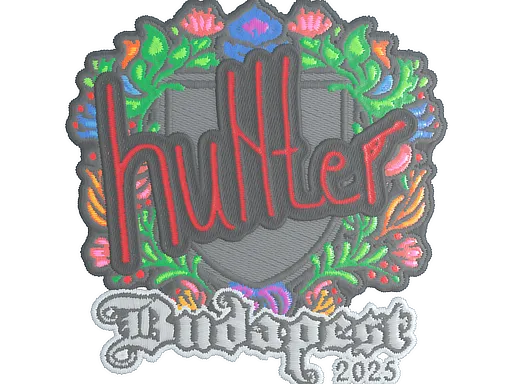 Sticker | huNter- (Embroidered) | Budapest 2025