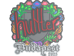 Sticker | huNter- (Embroidered) | Budapest 2025