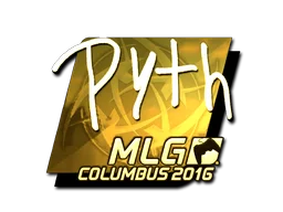 Sticker | pyth (Gold) | MLG Columbus 2016