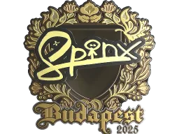 Sticker | Spinx (Gold) | Budapest 2025