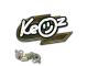 Sticker | Keoz (Glitter) | Paris 2023 CS2 skin