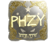 Sticker | phzy (Gold) | Austin 2025