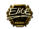 Sticker | EliGE (Gold) | London 2018
