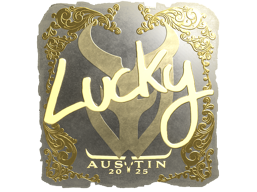 Sticker | Lucky (Gold) | Austin 2025