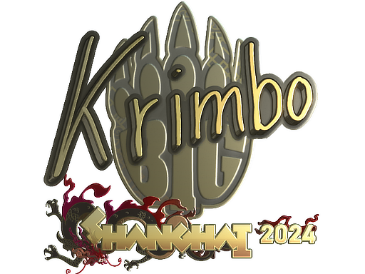 Sticker | Krimbo (Gold) | Shanghai 2024