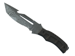 ★ Survival Knife | Damascus Steel (Battle-Scarred)