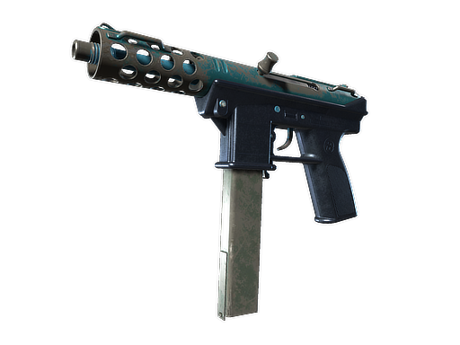 Tec-9 | Blue Blast (Battle-Scarred)