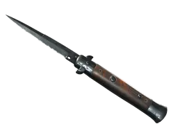 ★ StatTrak™ Stiletto Knife | Damascus Steel (Battle-Scarred)