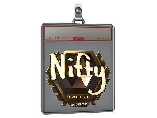 Sticker Slab | Nifty (Gold) | London 2018