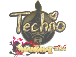 Sticker | Techno4K (Glitter) | Shanghai 2024