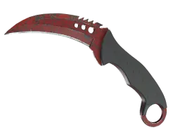 ★ Talon Knife | Crimson Web (Well-Worn)