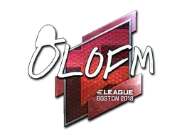 Sticker | olofmeister (Foil) | Boston 2018