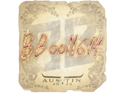 Sticker | Boombl4 | Austin 2025