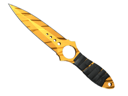 ★ StatTrak™ Skeleton Knife | Tiger Tooth (Minimal Wear)