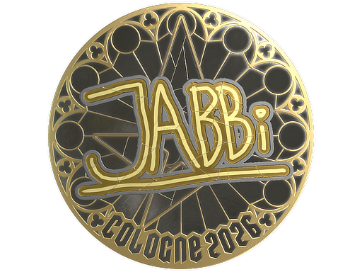 Sticker | jabbi (Gold) | Cologne 2026