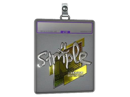 Sticker Slab | s1mple (Foil) | Boston 2018