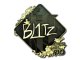 Sticker | bLitz (Gold) | Rio 2022