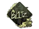 Sticker | bLitz (Gold) | Rio 2022 CS2 skin