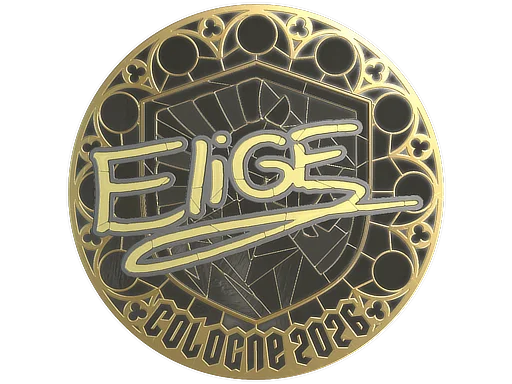 Sticker | EliGE (Gold) | Cologne 2026