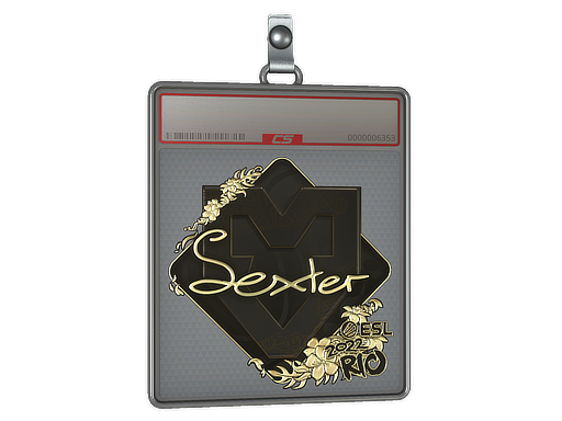 Sticker Slab | dexter (Gold) | Rio 2022