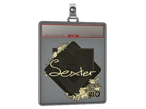 Sticker Slab | dexter (Gold) | Rio 2022