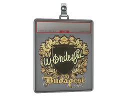 Sticker Slab | w0nderful (Gold) | Budapest 2025