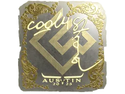 Sticker | cool4st (Gold) | Austin 2025