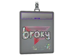 Sticker Slab | broky (Glitter) | Antwerp 2022