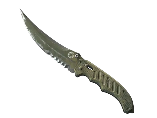 ★ Flip Knife | Safari Mesh (Battle-Scarred)