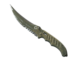 ★ Flip Knife | Safari Mesh (Battle-Scarred)