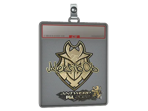 Sticker Slab | Aleksib (Gold) | Antwerp 2022