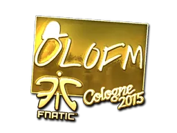 Sticker | olofmeister (Gold) | Cologne 2015