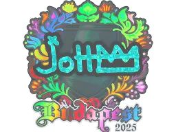 Sticker | jottAAA (Holo) | Budapest 2025