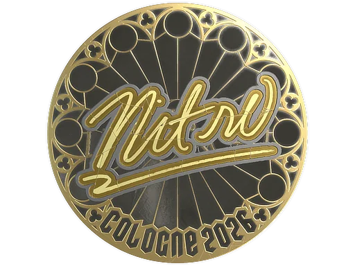 Sticker | nitr0 (Gold) | Cologne 2026