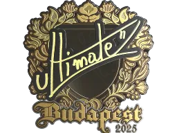 Sticker | ultimate (Gold) | Budapest 2025
